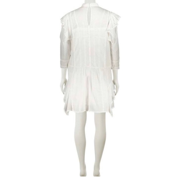 Isabel  Marant Etolie White Alba Embroidered Dress - Picture 2 of 5